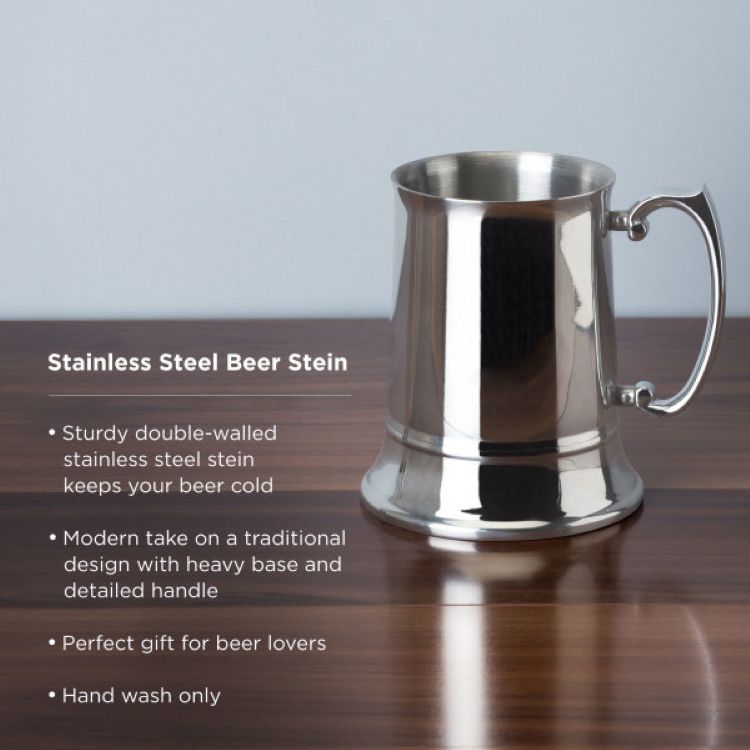 Viski® Stainless Steel Beer Stein 6
