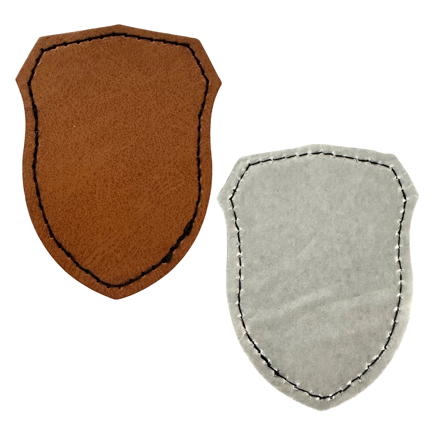 Shield Design Leatherette Patch 2