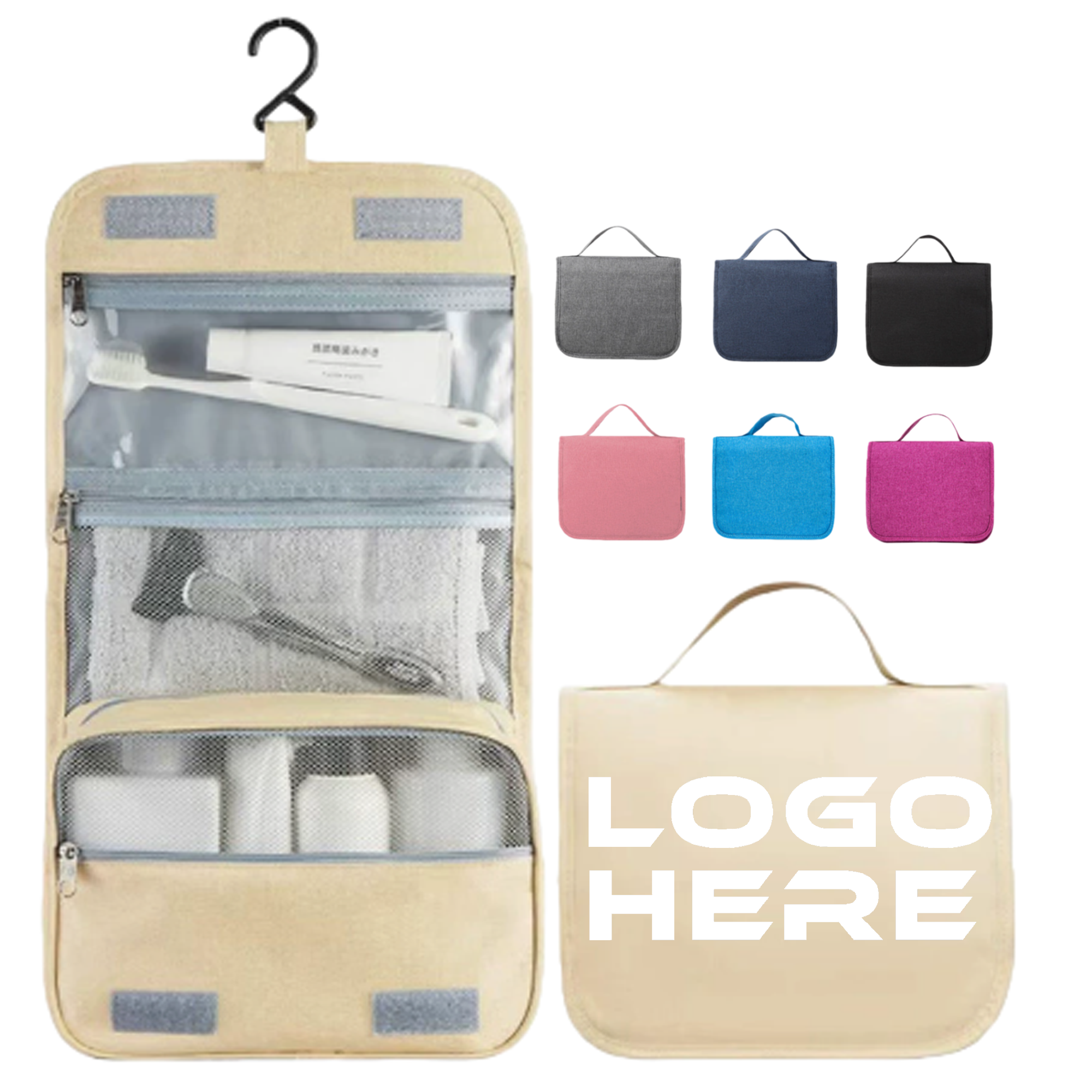 Toiletry Travel Waterresistant Makeup Cosmetic Bag Organizer 3