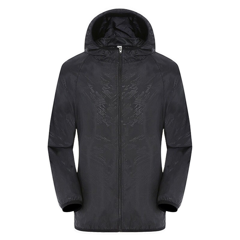 Packable Lightweight Polyester UV Shield Jacket 5