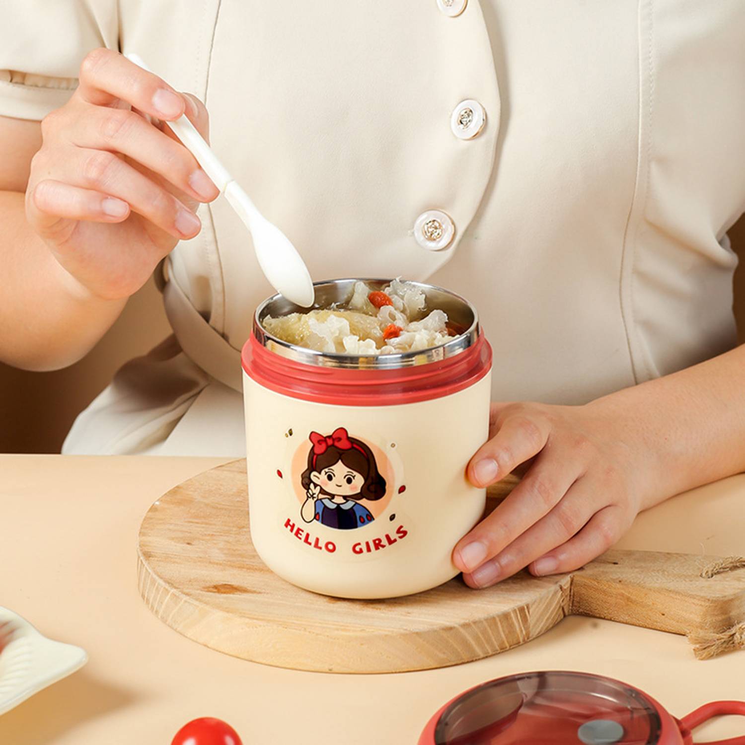 Portable Stainless Steel Insulated Breakfast Mug 3