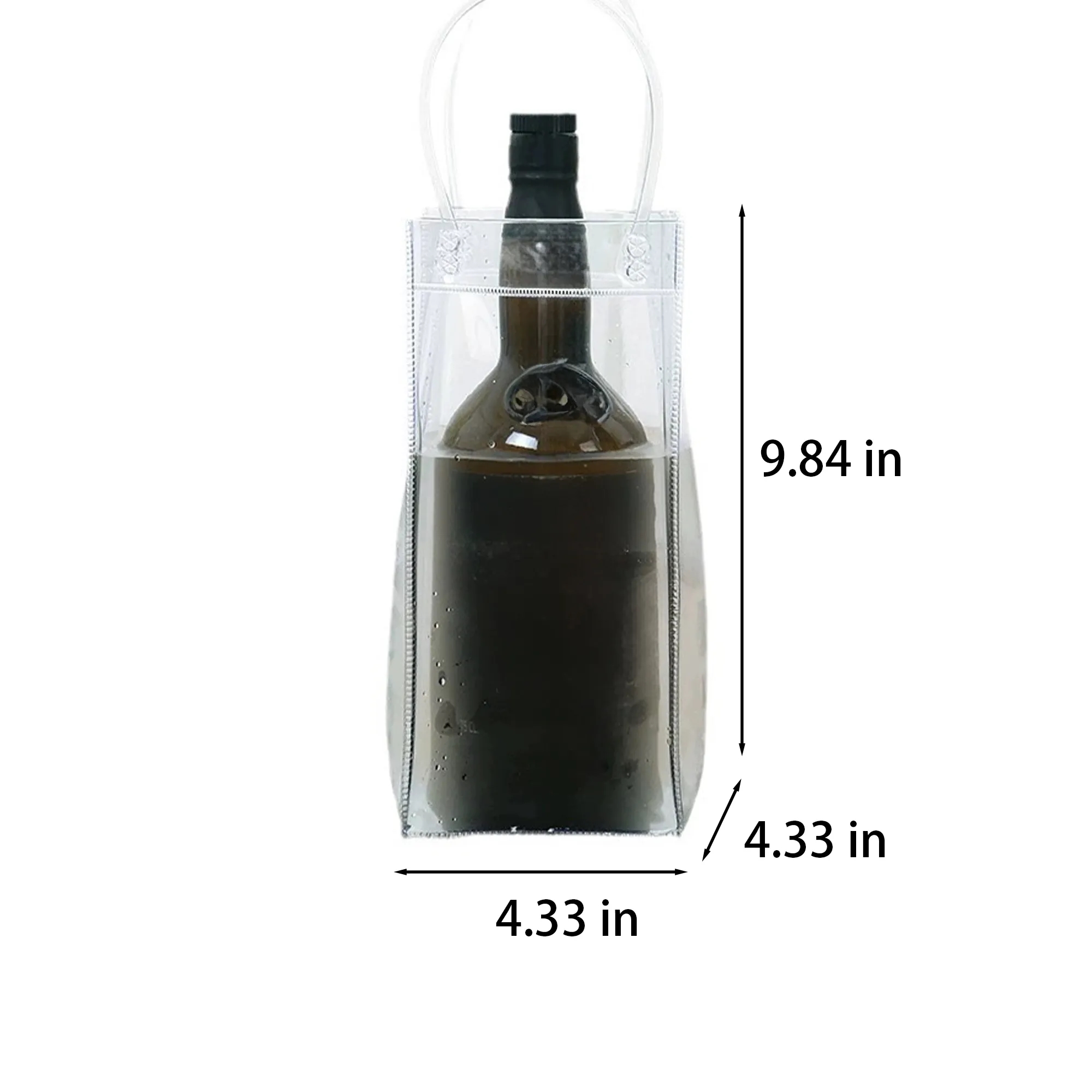 PVC Waterproof Transparent Plastic Tote Bag 2
