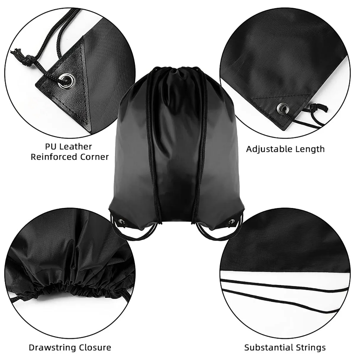 Drawstring Backpack Bags 2