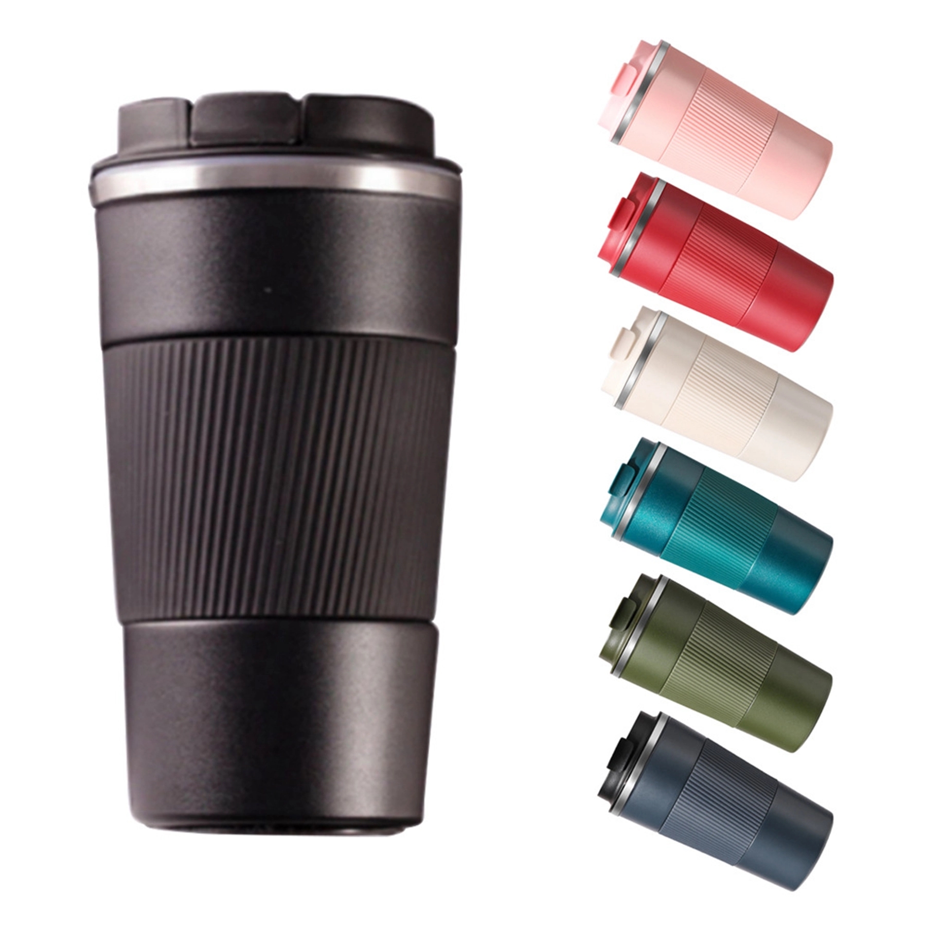 510 ml Travel Coffee Mug Cup with Lid, custom stadium cup with logo imprint 5