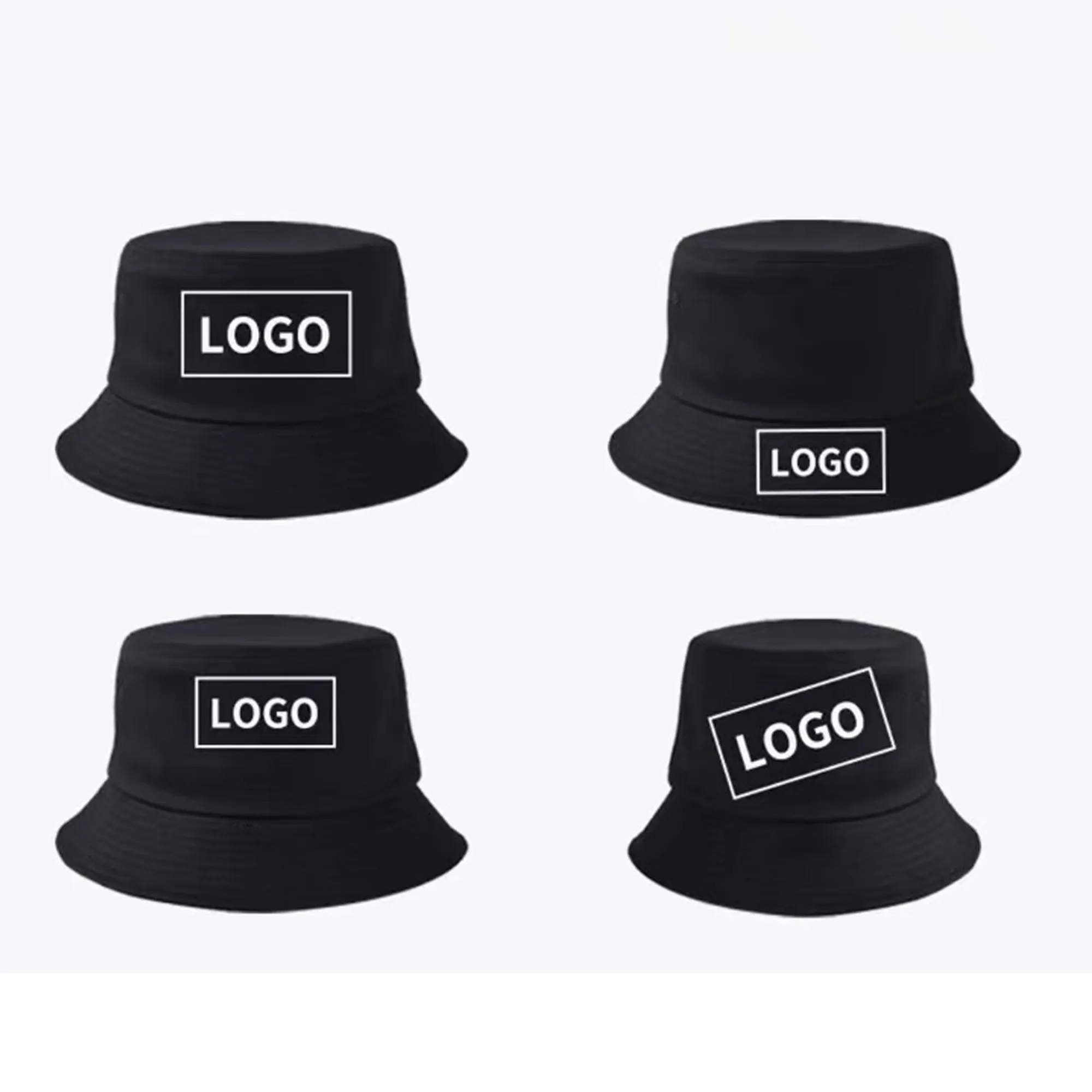 MOQ 25pcs Wide Brimmed Cotton Outdoor Bucket Hat 2