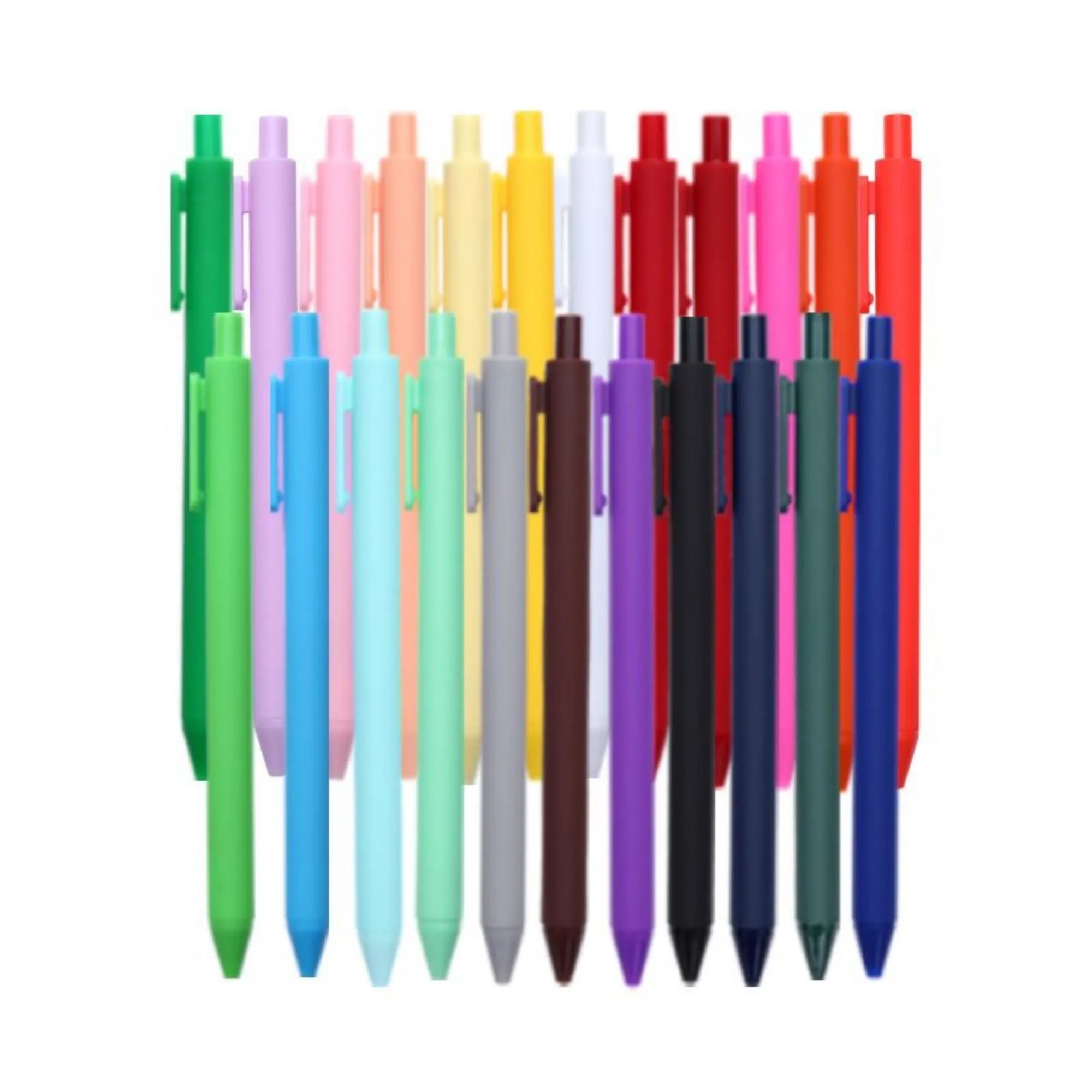 Pinkycolor Capless Retractable 1.0 Bullet Shape Gel Pen 5