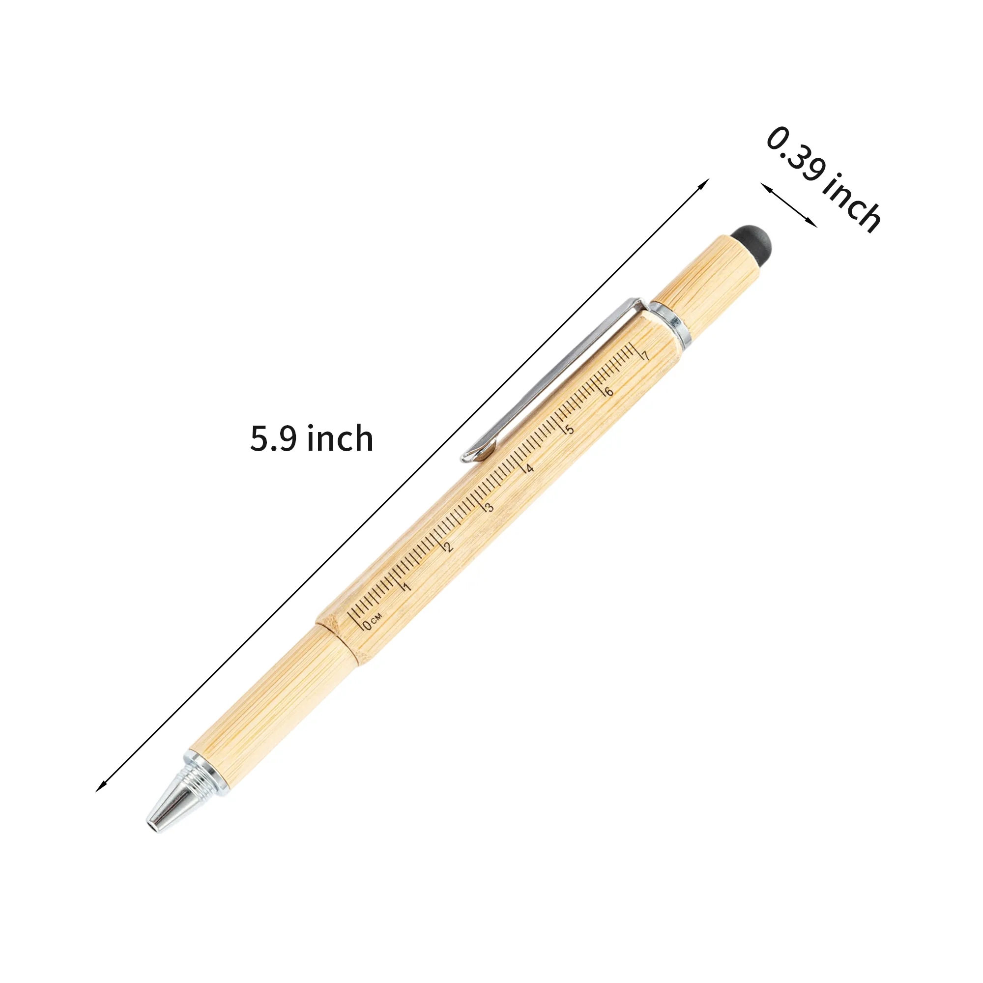 Bamboo Multi-Tool Pen 3