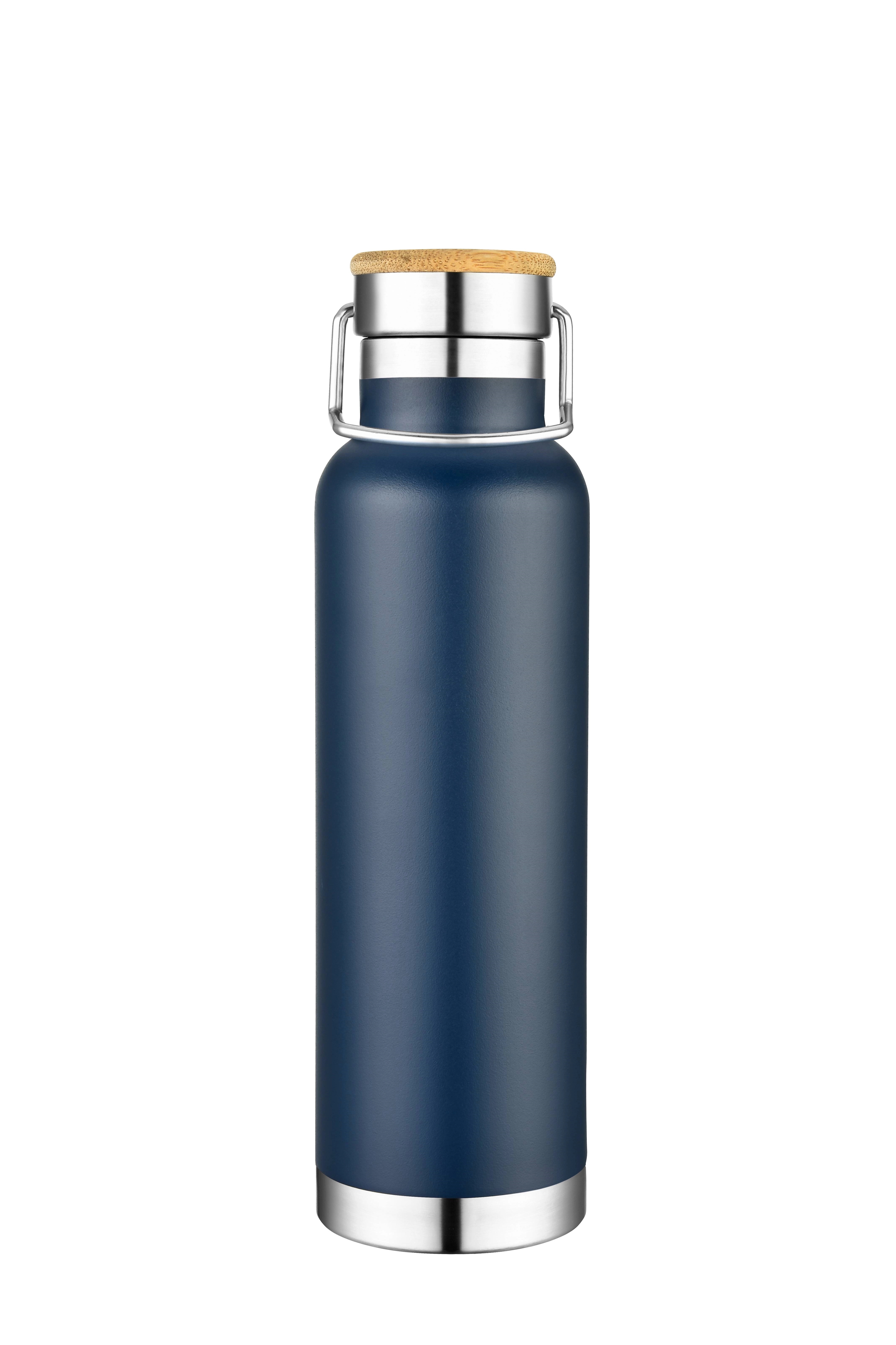20oz. Double Wall SS Vacuum Tumbler with bamboo lid 14