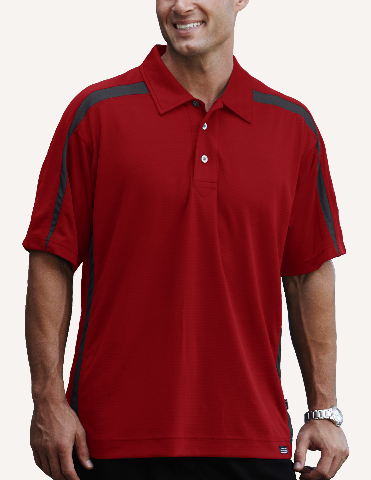 Men's Titan Converse Ottoman - Color Block Polo Shirt 10