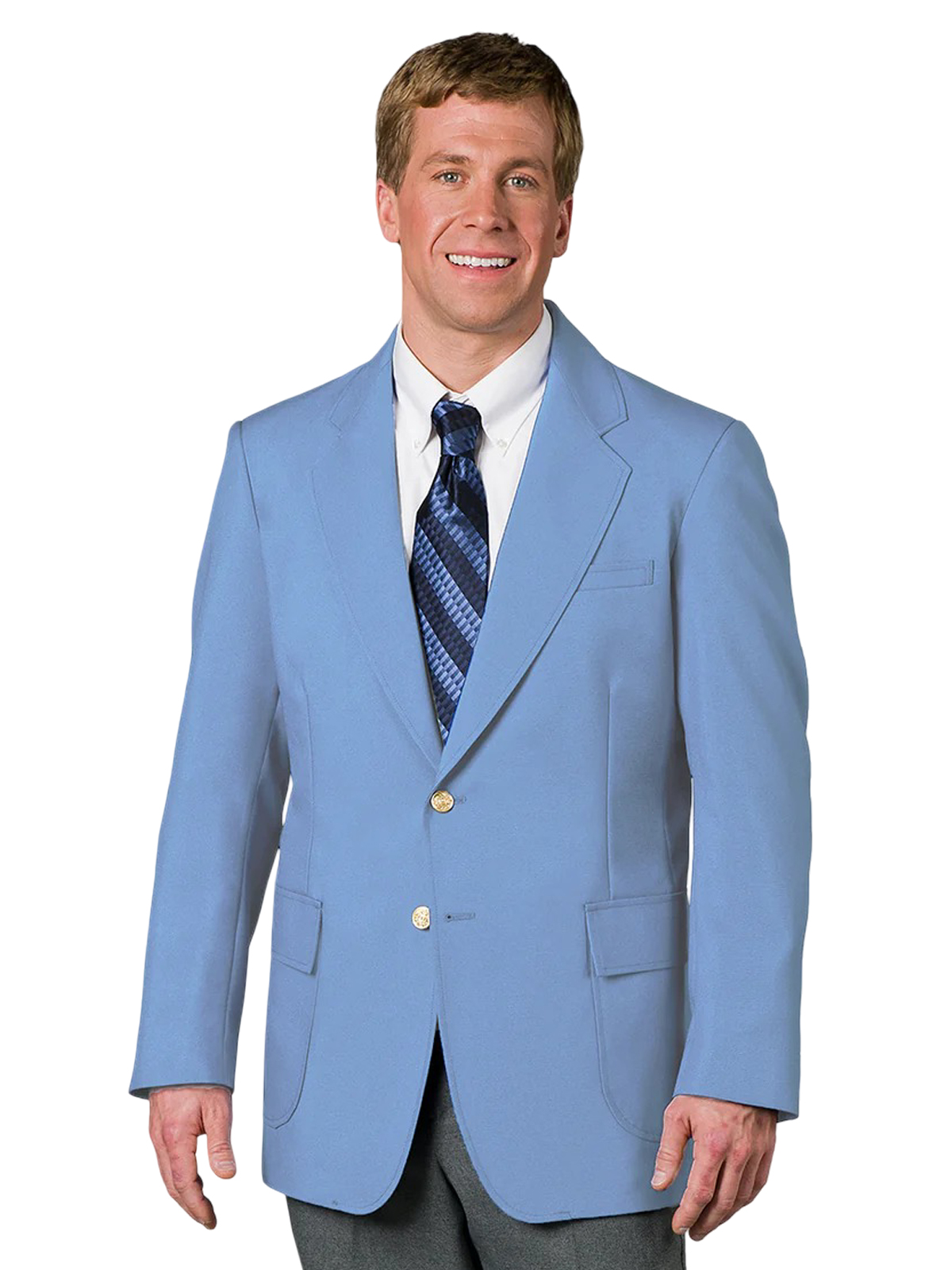 Executive Apparel Blazers - Men's 6-Pocket Single-Breasted Blazer 2