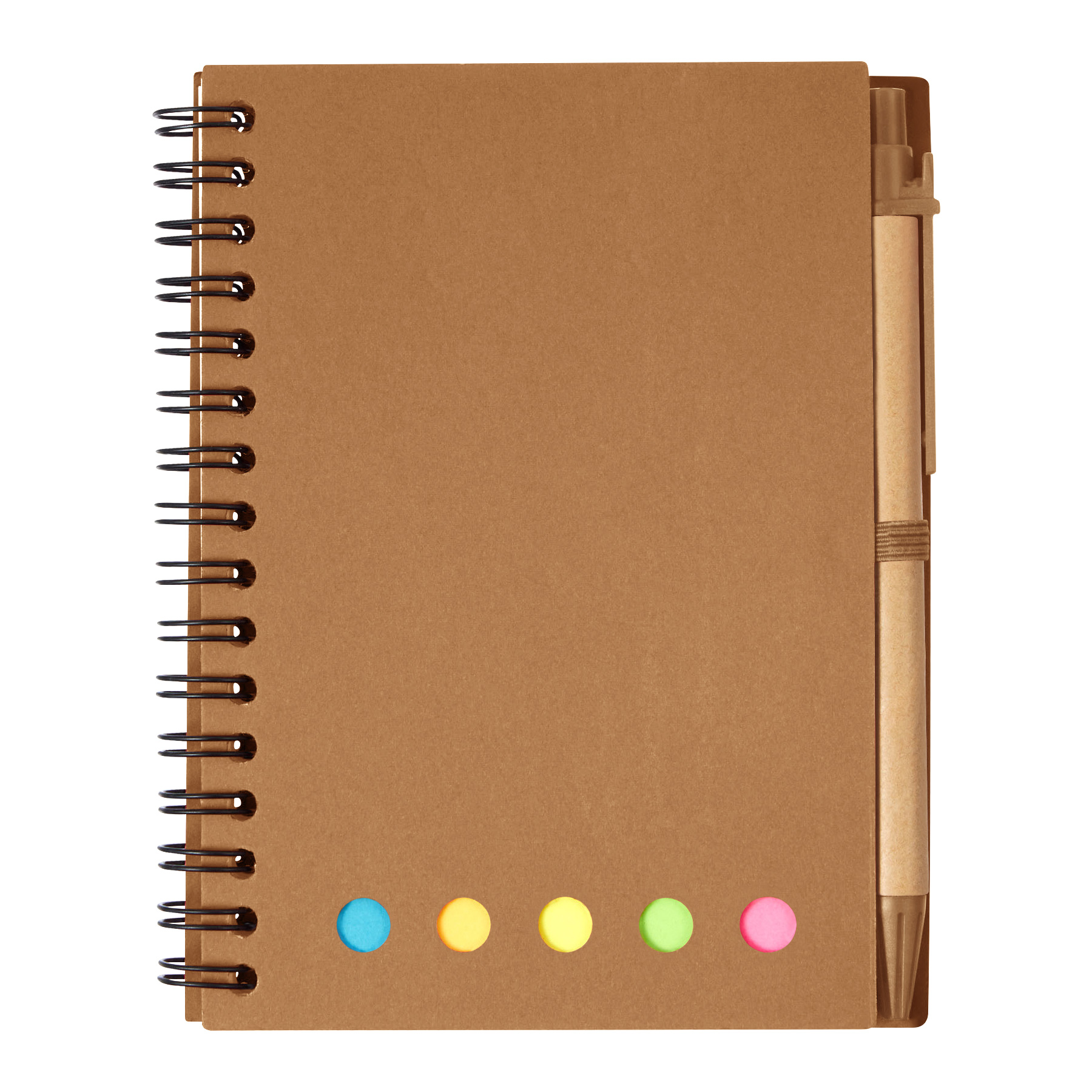 Spiral Notebook With Pen And sticky Notes 11