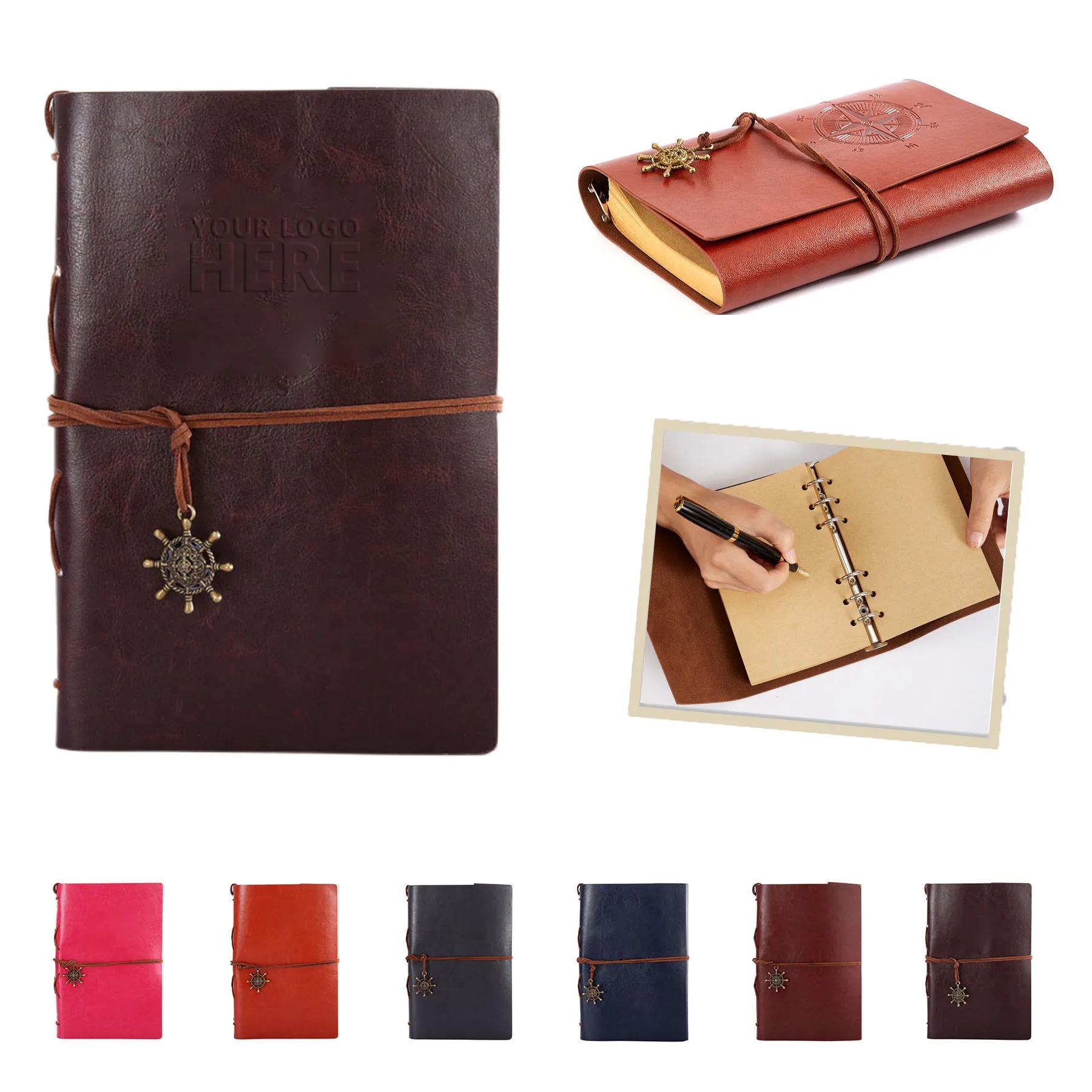 Vintage Refillable String Diary Notebook 5