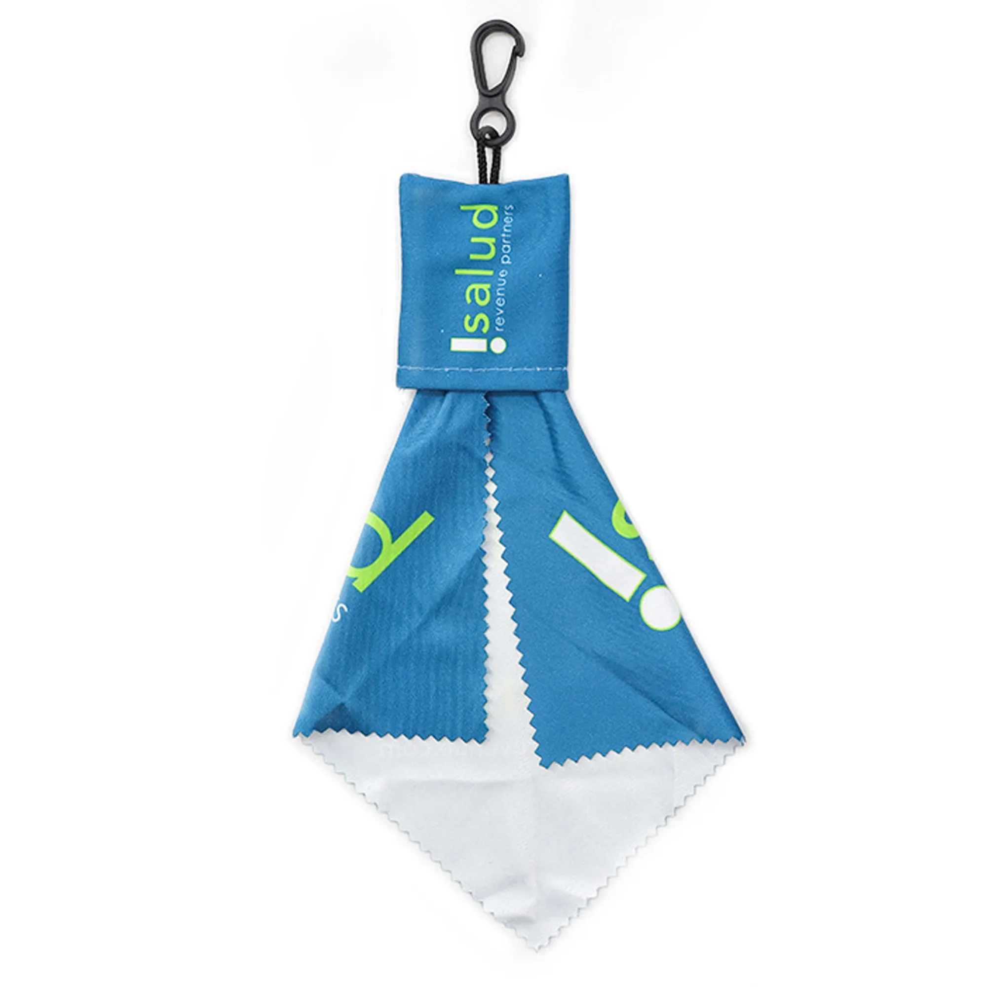 Sublimation Microfiber Glass Cleaning Wiping With Keychain 1