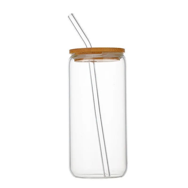 16OZ Glass Mason Jar With Lid And Straw 5