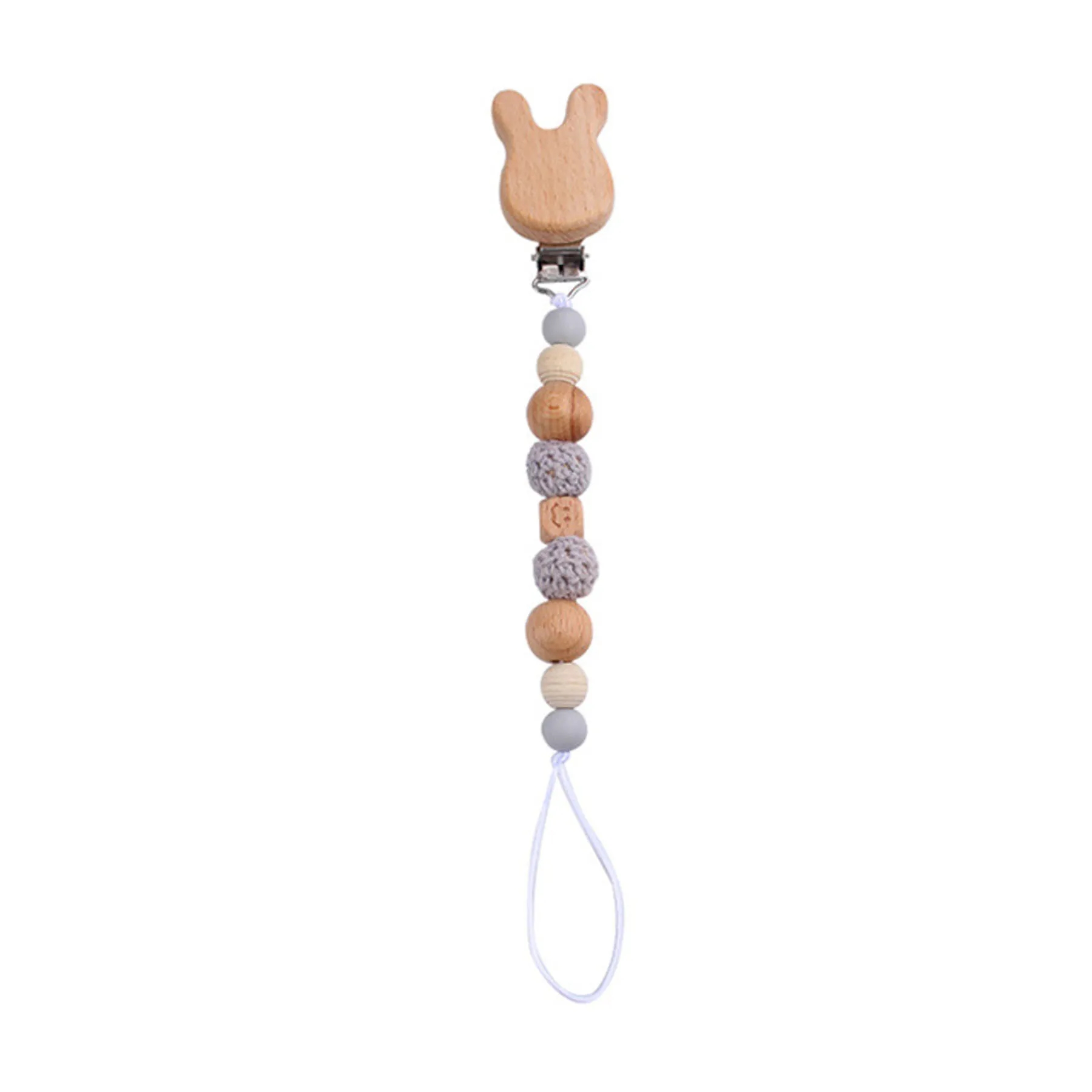 Cartoon Rabbit Beech Pacifier Chain 2
