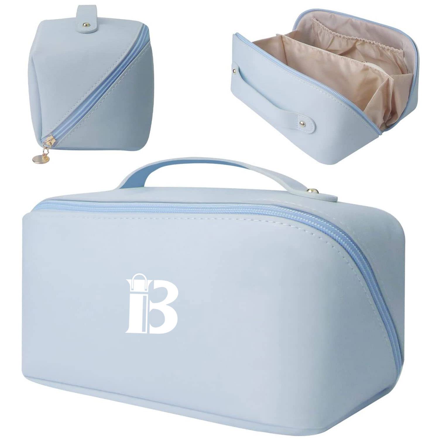 PU Leather Large Capacity Makeup Bag 2