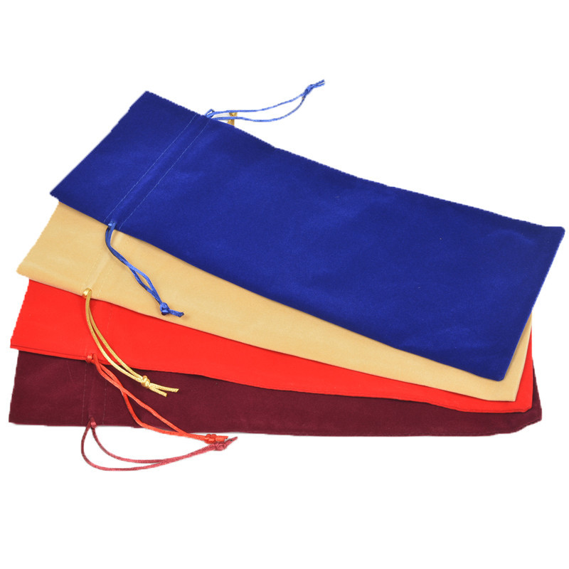 Velvet Wine Bottle Drawstring Bag 3
