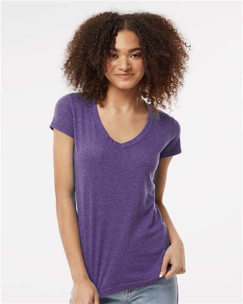 Women's Poly-Rich V-Neck T-Shirt - 244 38