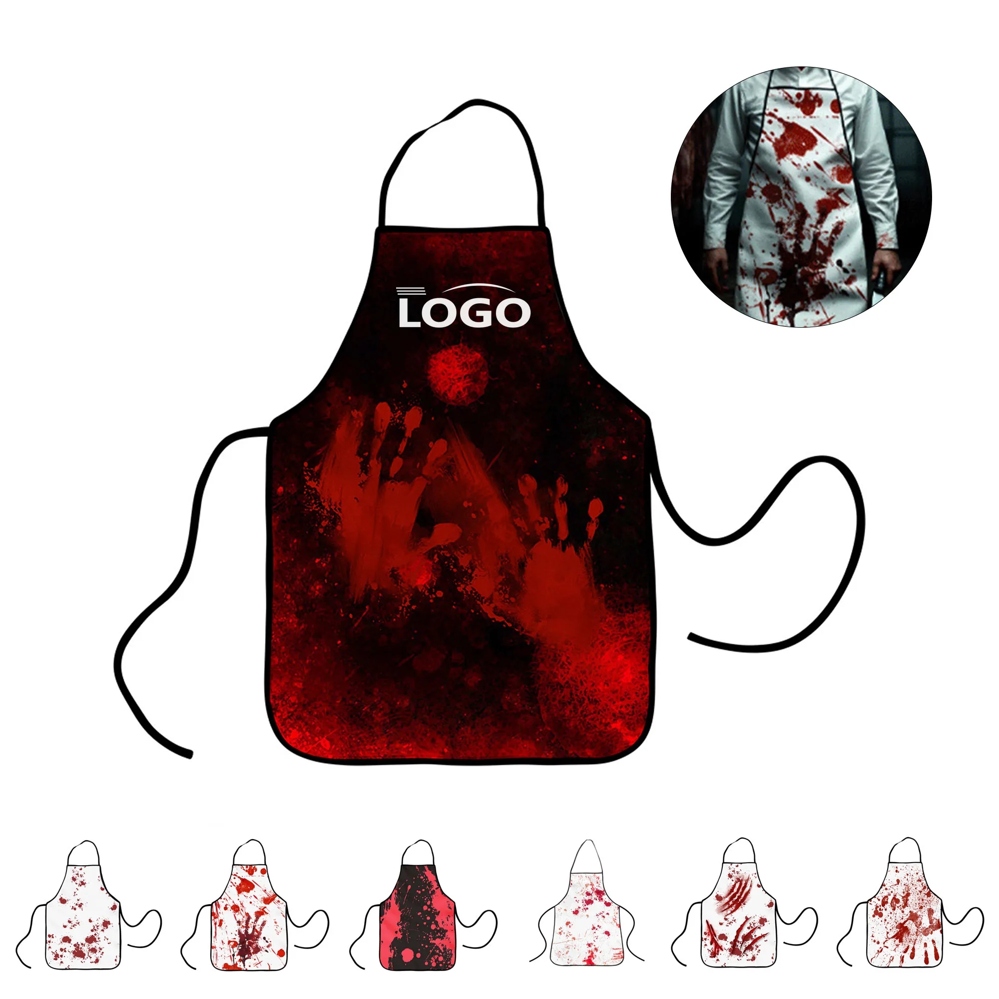 Novelty Horror Theme Apron For Party