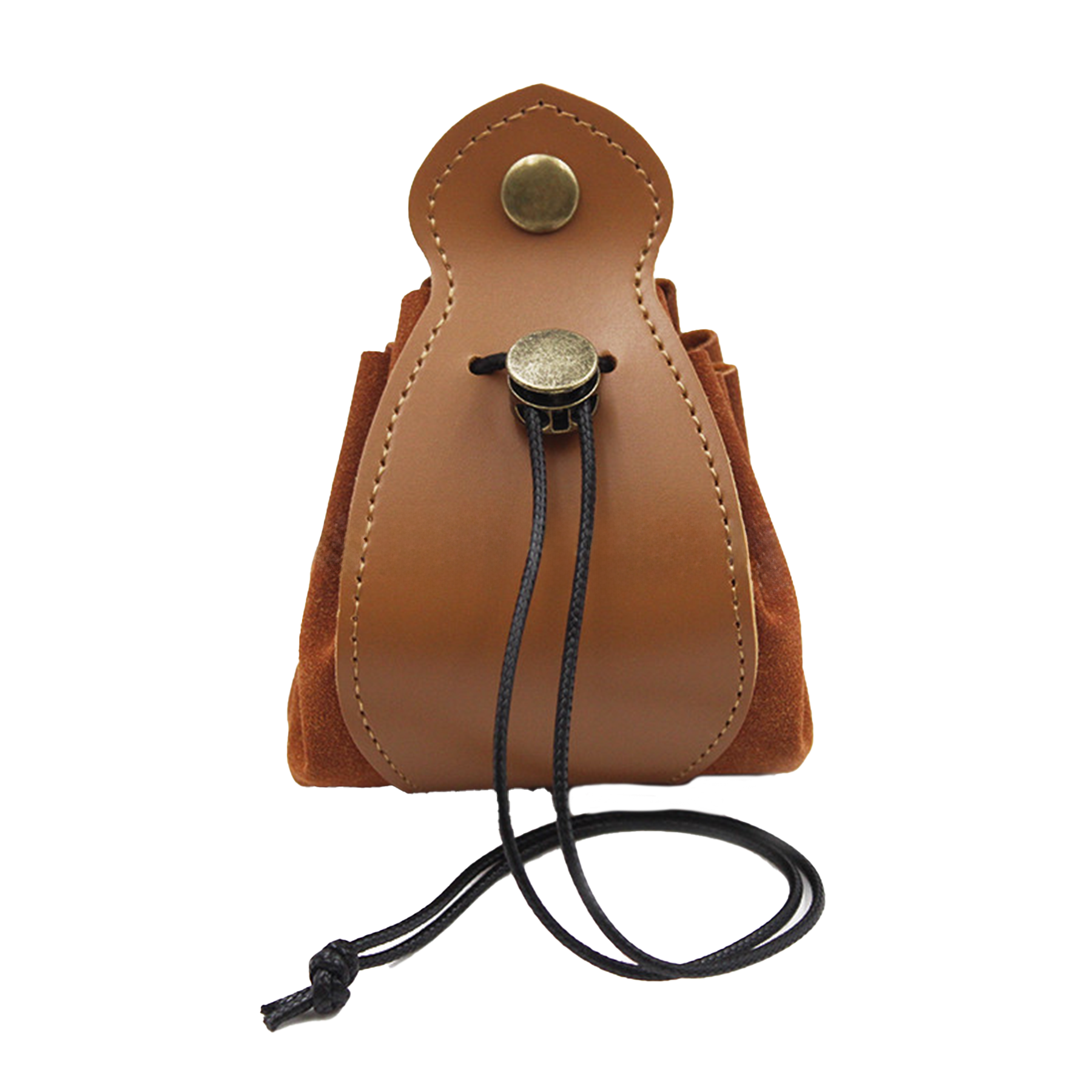 Drawstring Leather Bag 5