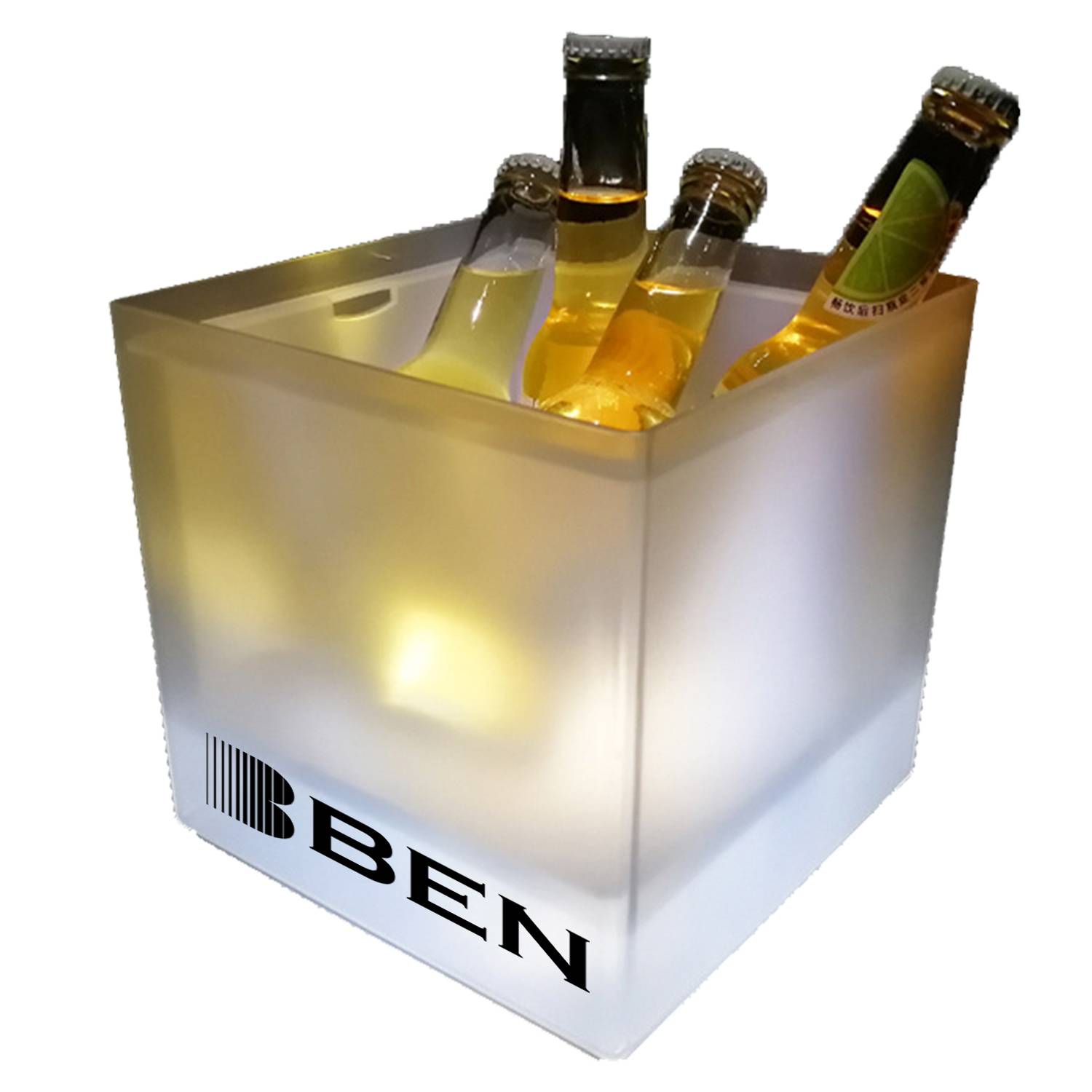 led colorful light ice bucket 5