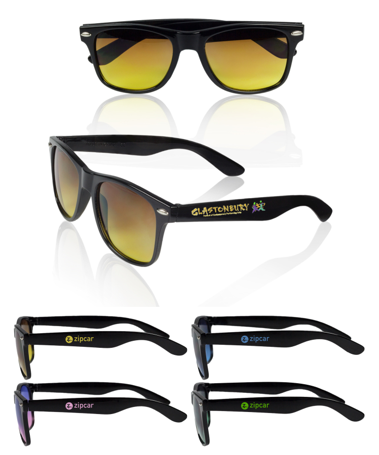Black Gradient Lenses Malibu Sunglasses 2