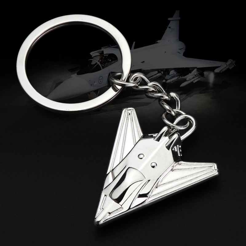 Aircraft shape key ring 2