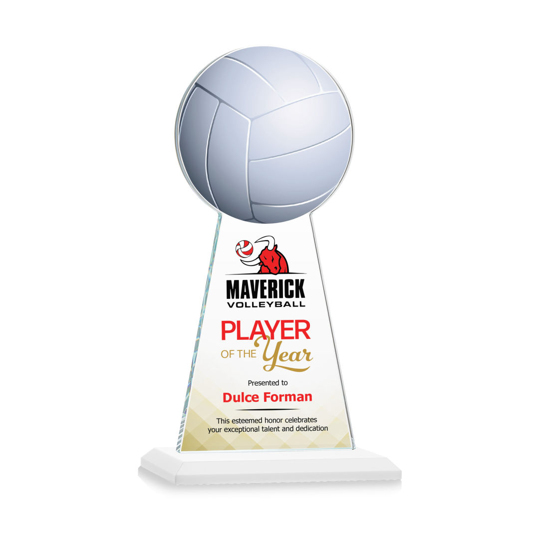 Edenwood Volleyball VividPrint™ Award - White 5