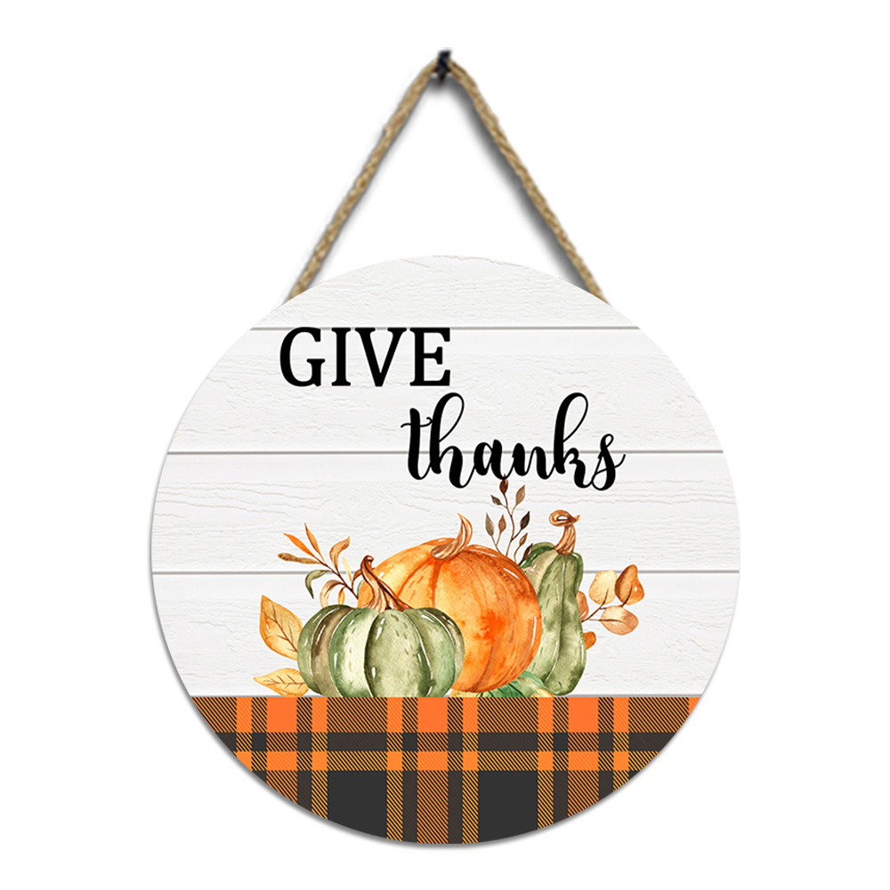 Halloween Thanksgiving Wall Decoration Doorplate 6