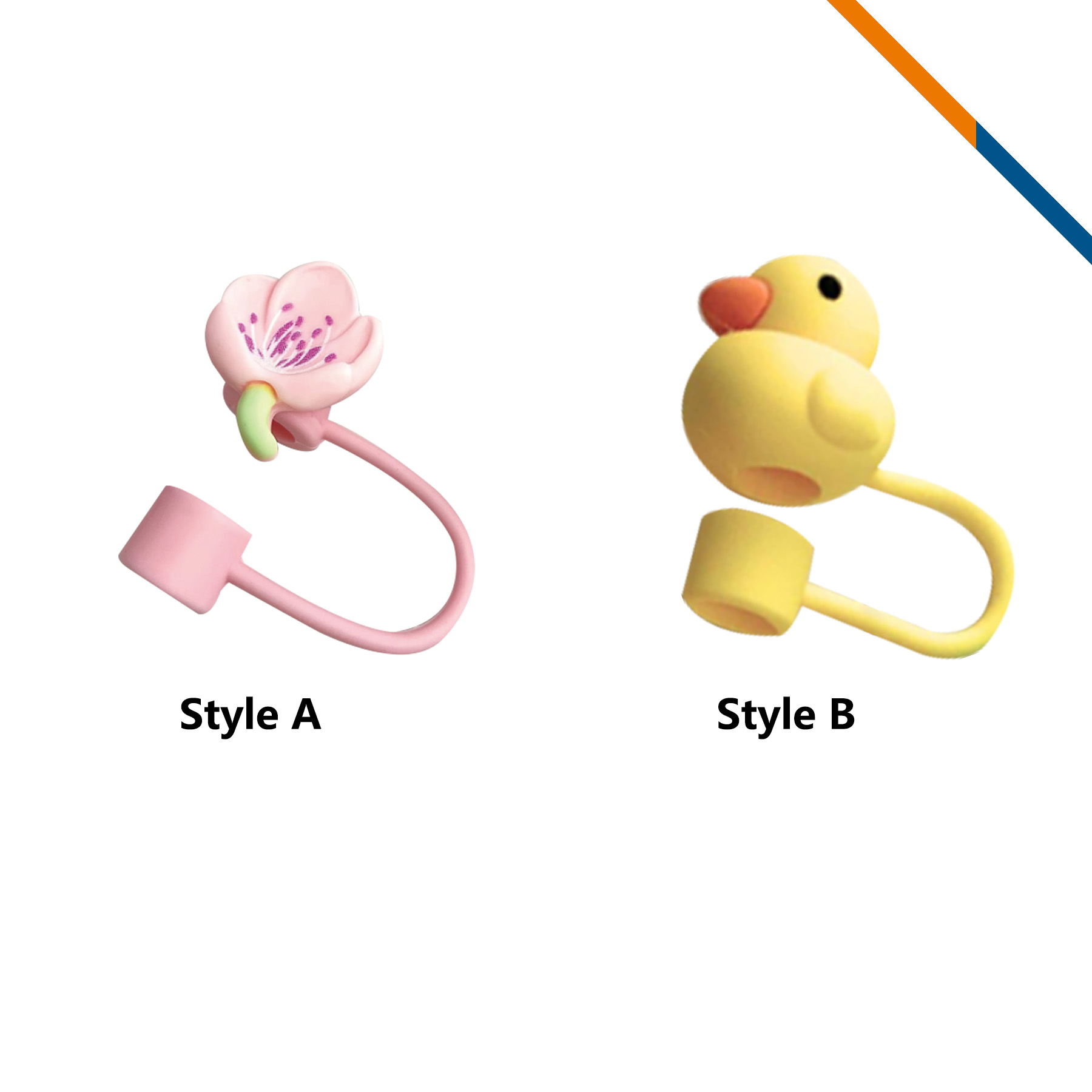 Nipfit 3D Custom Shape PVC Straw Topper 5
