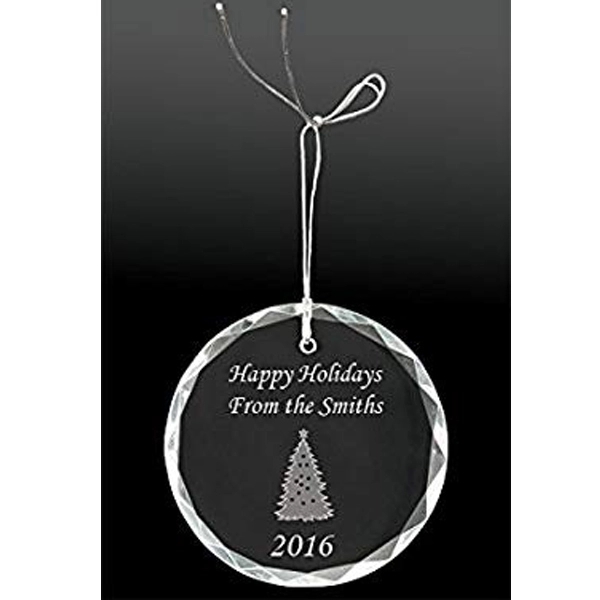 Round Crystal Christmas Tree Ornament 2