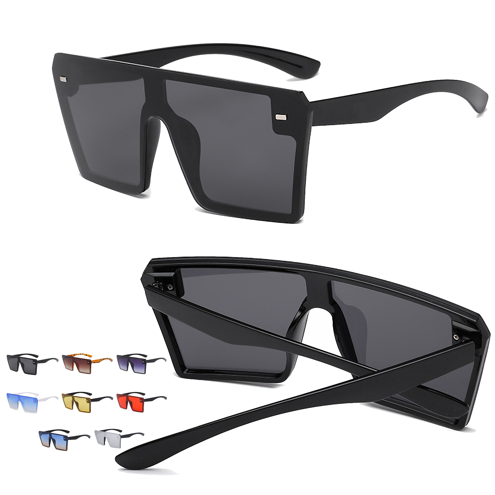 Vintage Retro Checkerboard Sunglasses for Adults 2