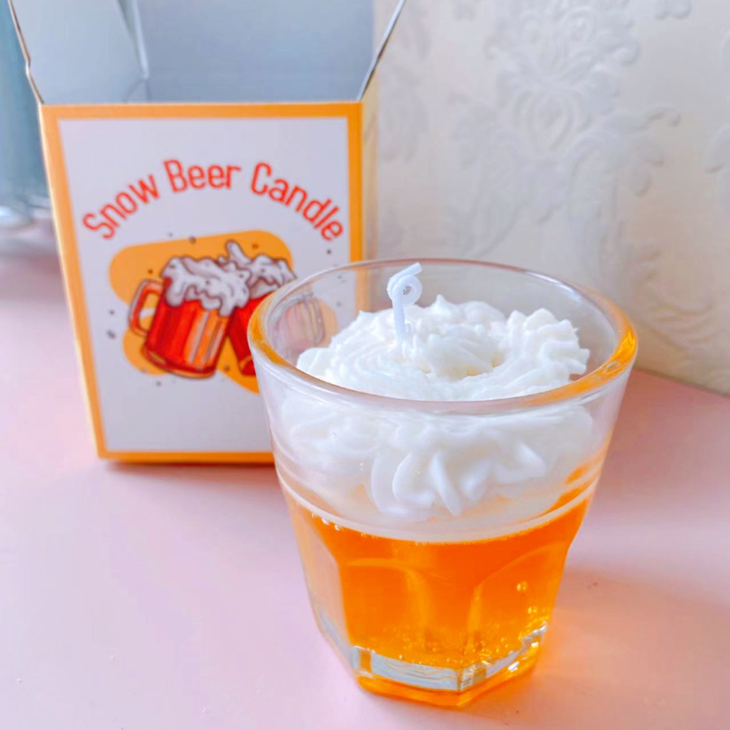 Snow Beer Shaped Scented Candle 5
