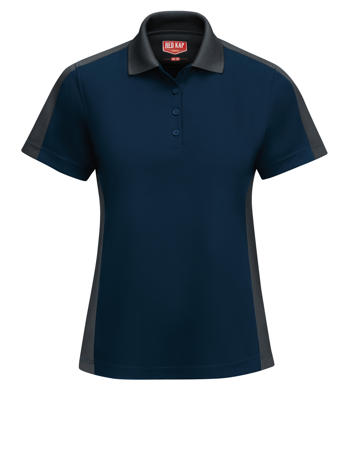 Red Kap Shirts - Women's Short Sleeve Performance Knit Two-Tone Polo 3