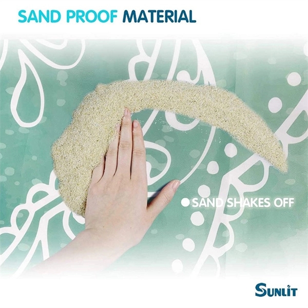 Ultra-thin Folding Pocket Beach Blanket 3
