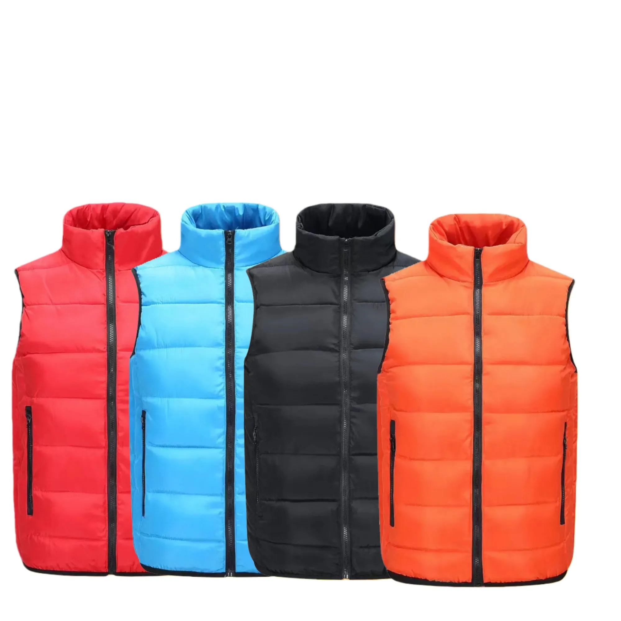 Unisex Winter Quilted Vest For Volunteers Outdoor Work 5
