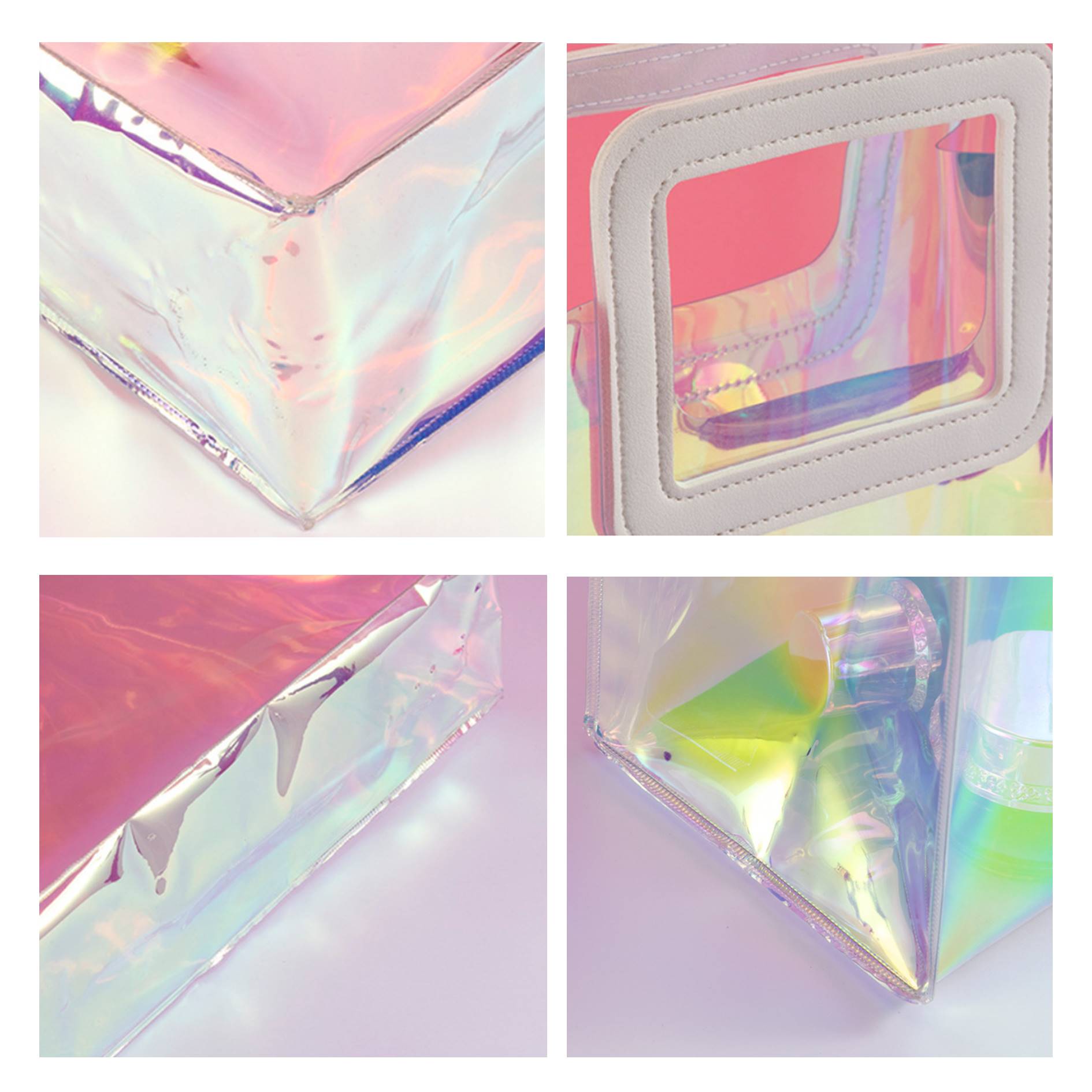 Clear Iridescent Reusable Gift Bag 2