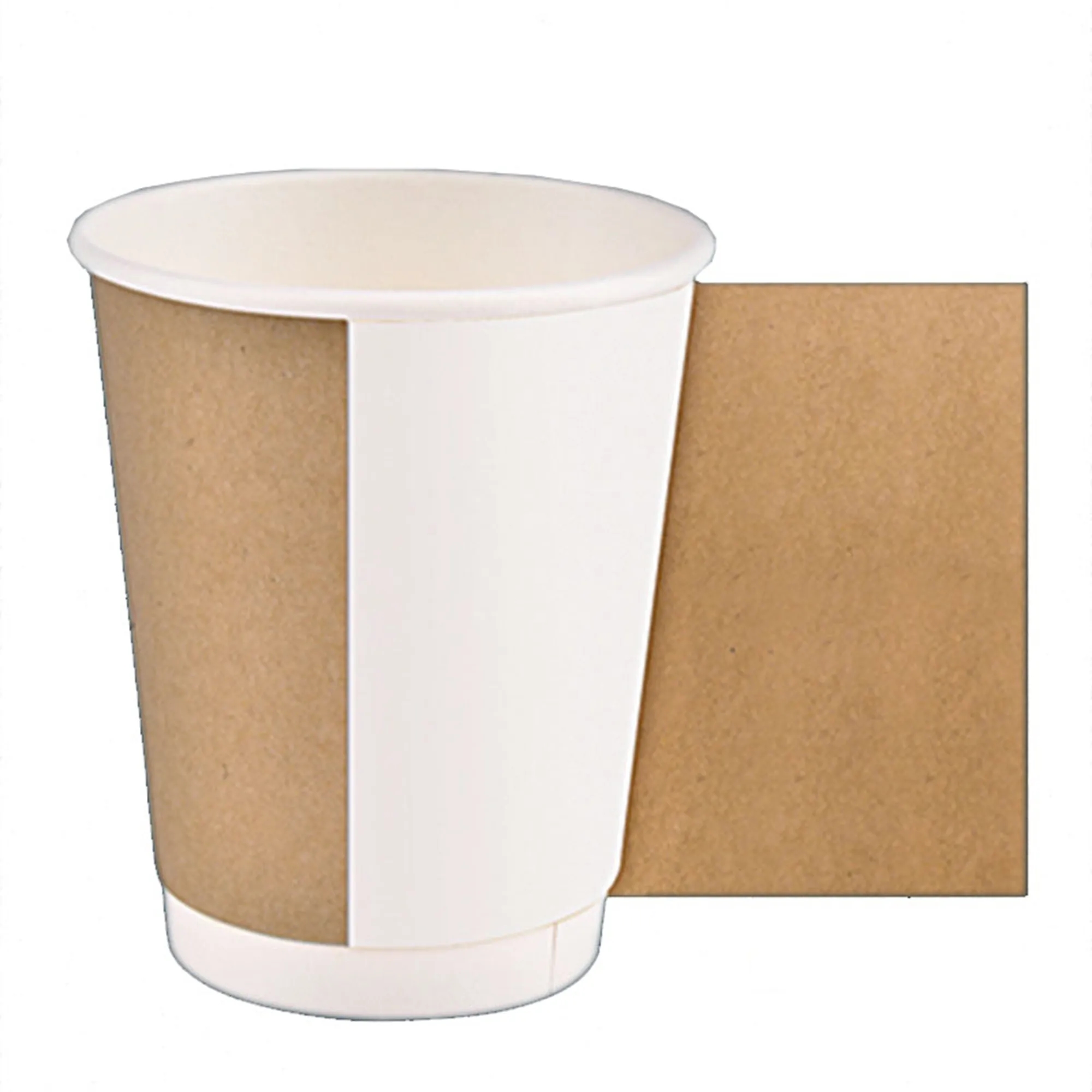 12OZ Coffee Brown Paper Cup 6