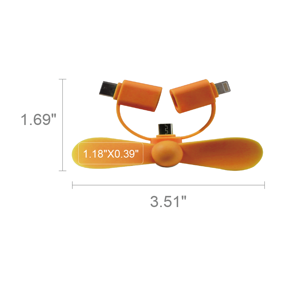 Mini 3-in-1 Portable Phone Fan