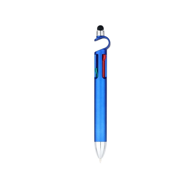 Tri-Color Pen with Stylus and C-Phone Holder 2