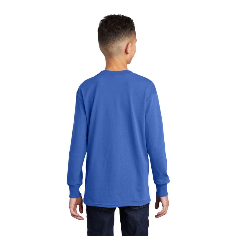 Port & Company Youth Long Sleeve Core Cotton Tee. 31