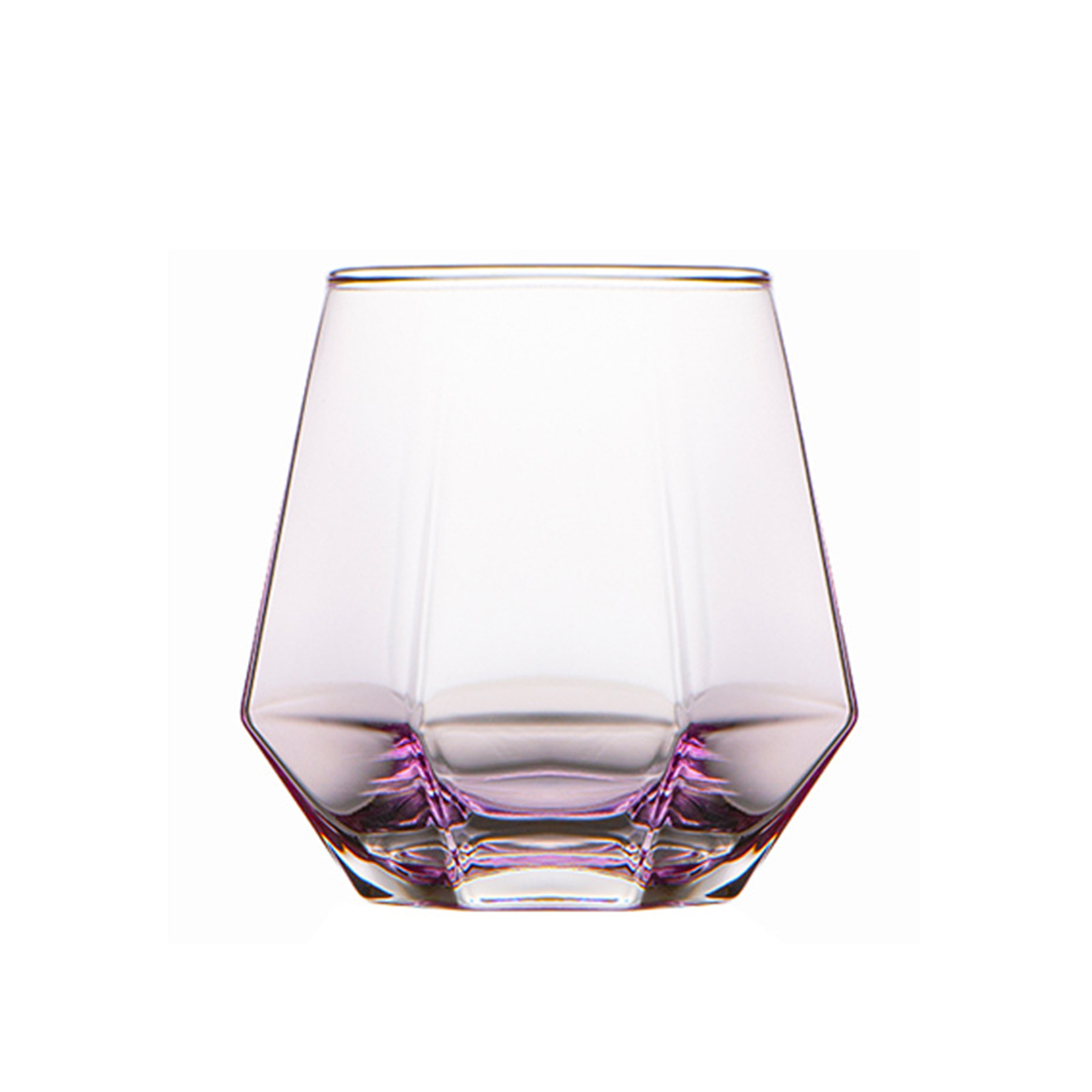10 oz Stemless Diamond Wine Glass 3