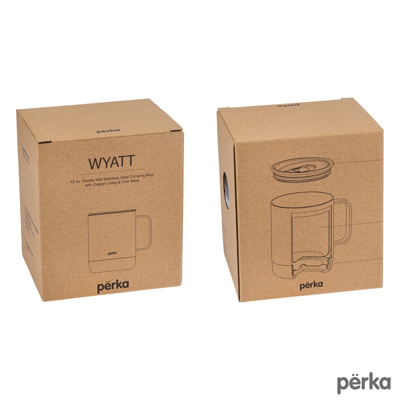 Perka® Wyatt 12 oz. Double Wall, Stainless Steel Camping Mug 7