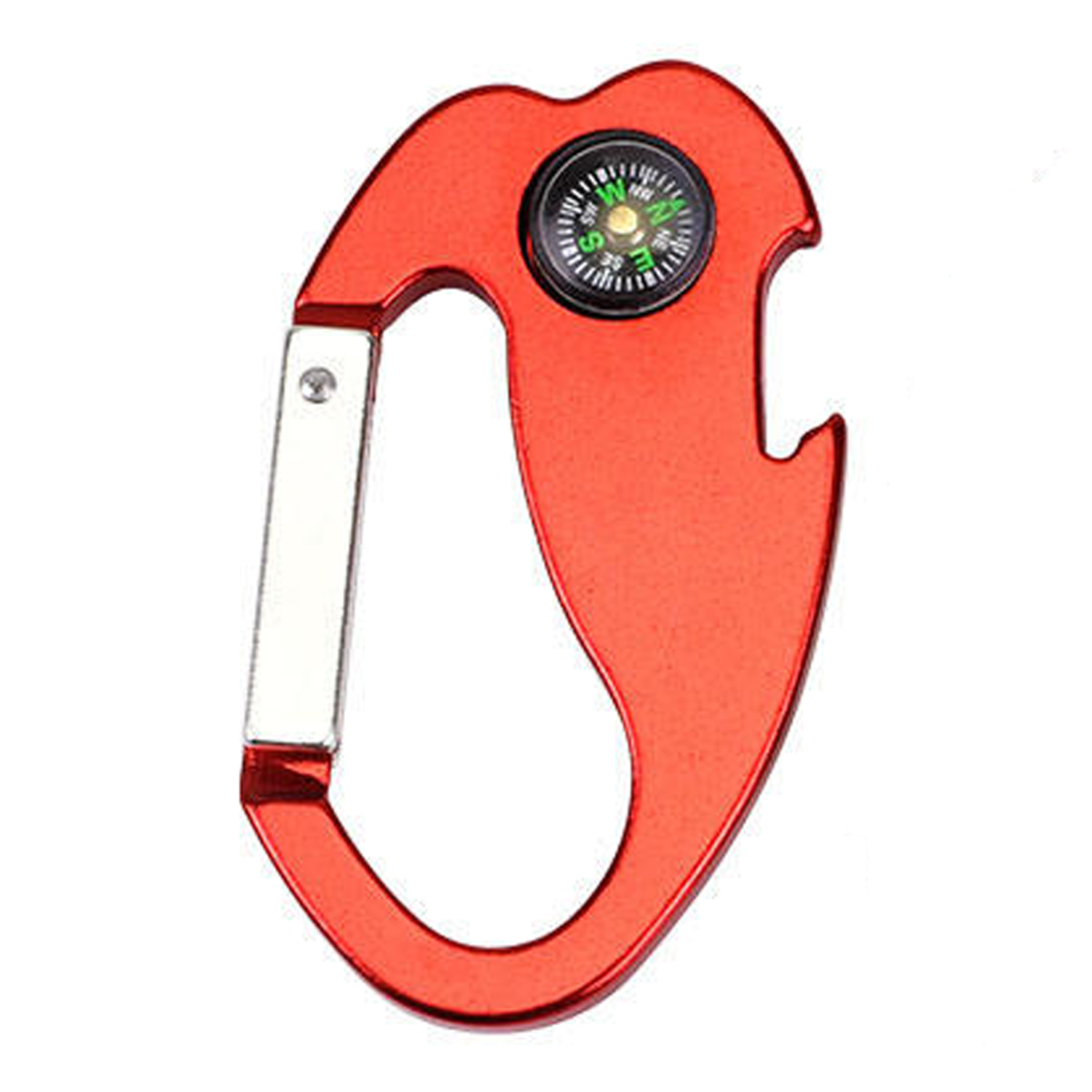 Multi Function Compass Opener Aluminum Alloy Carabiner 6