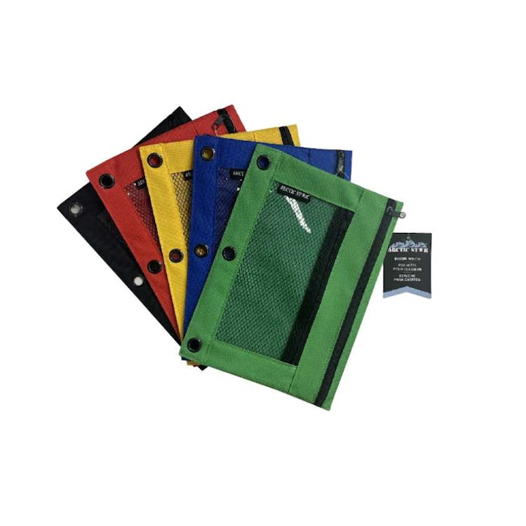 Double Zipper Pencil Pouch 2