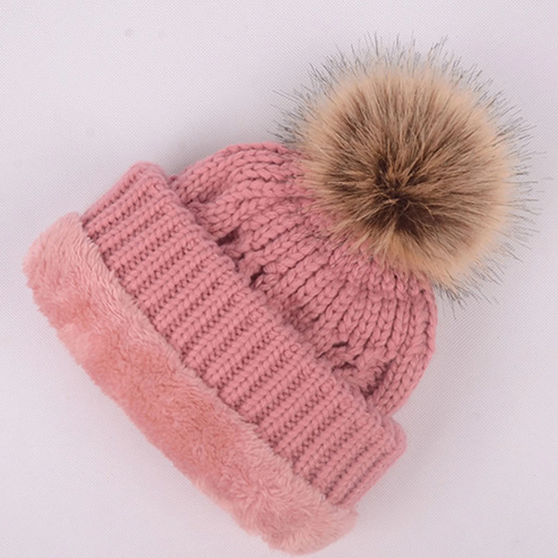 Cozy Double-Layer Thick Knit Beanie 6