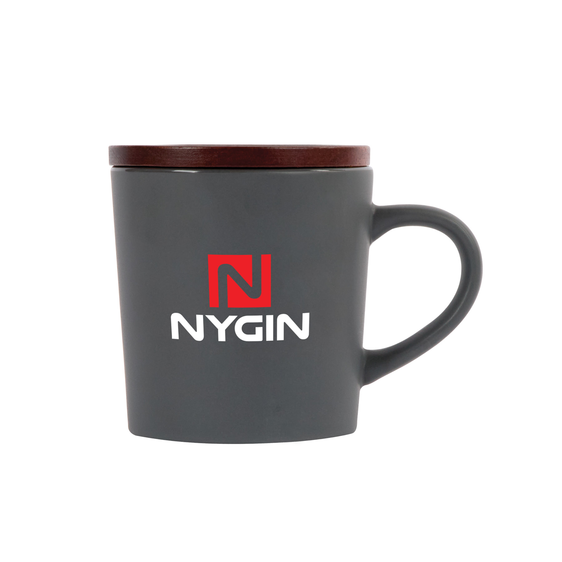 Copenhagen 16 oz. Ceramic Mug w/ Wood Lid 7
