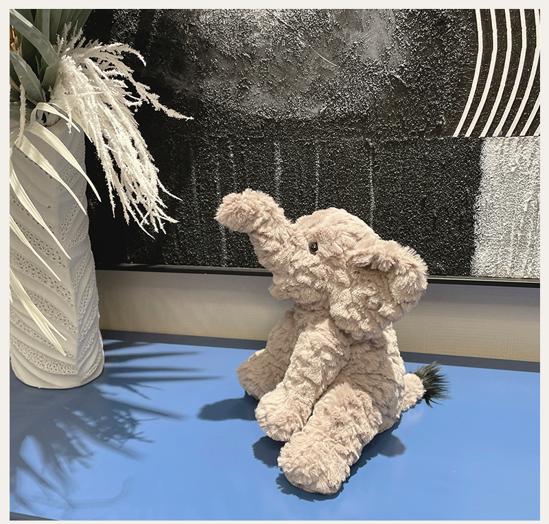 Adorable Plush Calf Elephant Toy Floppy Elephish Ultra Soft Stuffed Animal 5