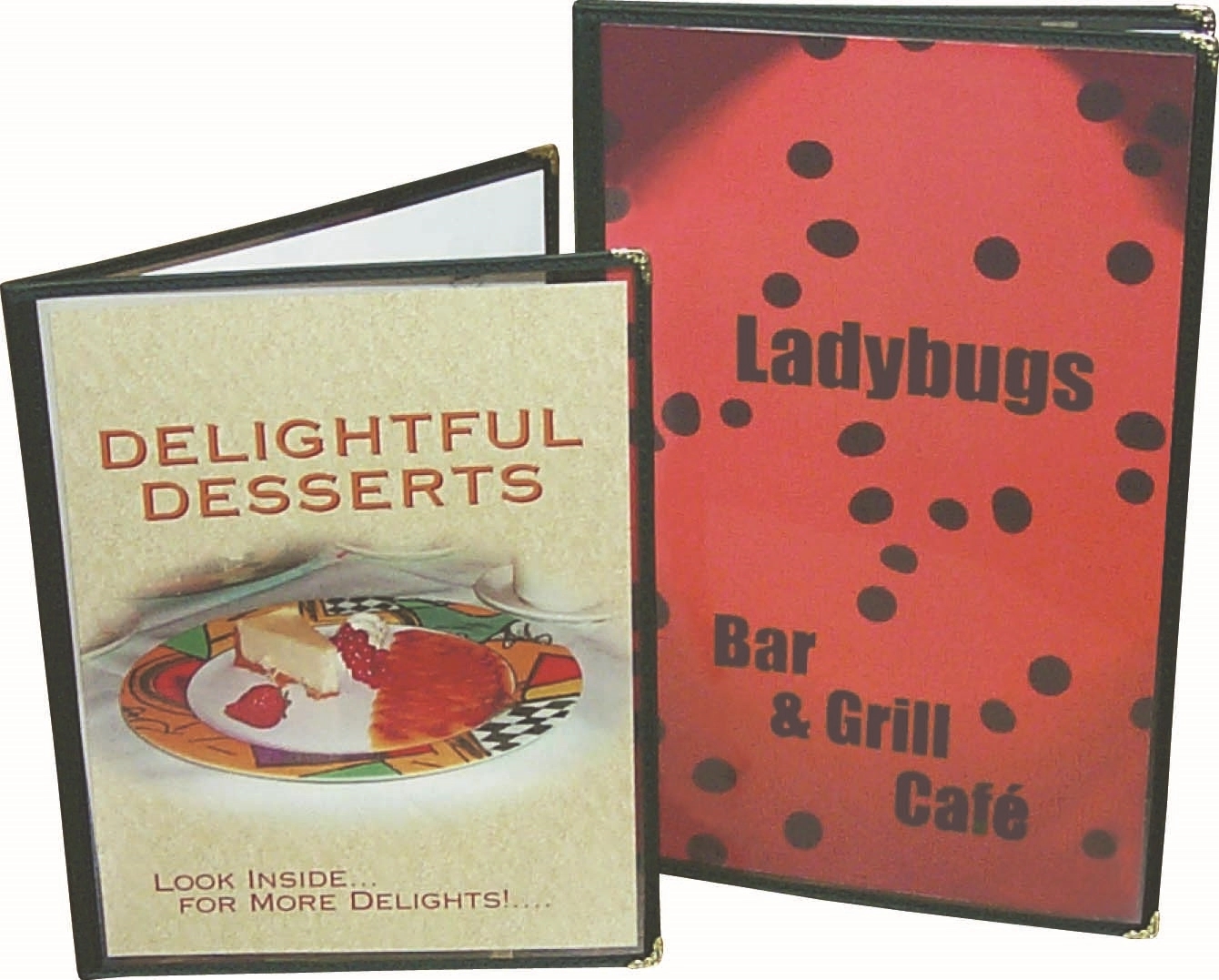 Menu Cover - Clear Vinyl, Double Panel 2