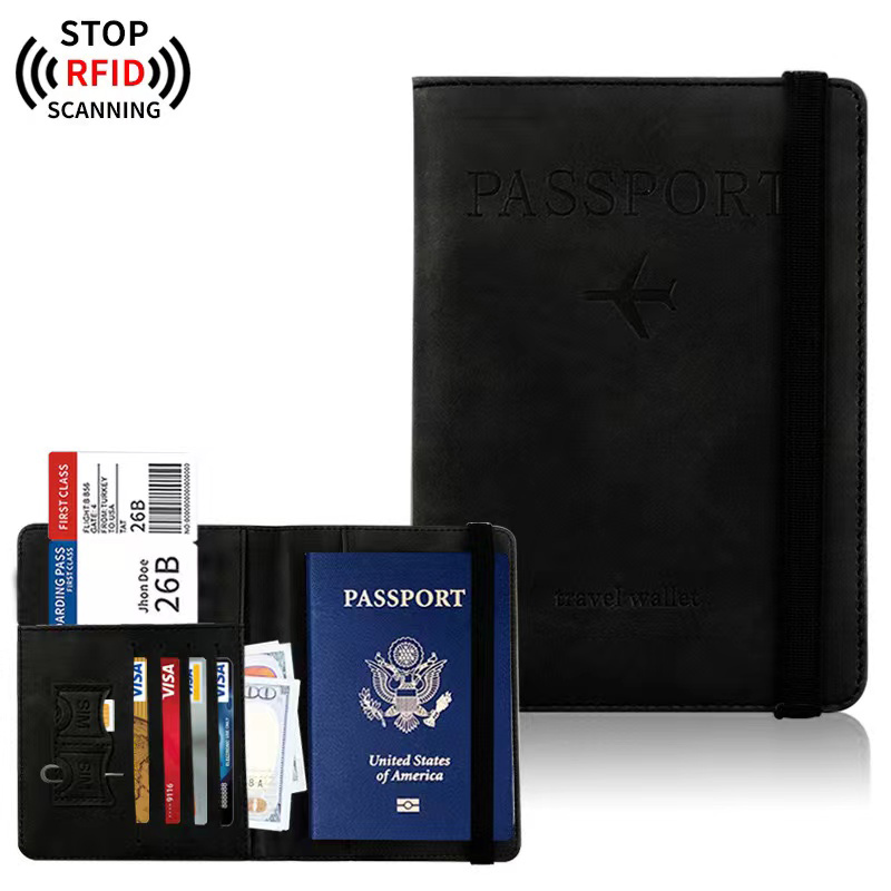 Polyurethane Rfid Passport Holder Case 3